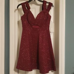 NWT. RED DRESS FROM DILLARDS. Honey and Rosie bran